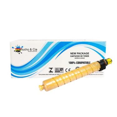 Imagem de Toner Comp. Amarelo MP C3001  C3300 C3501 C2800  15K - Cartucho & Cia