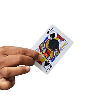 Imagem de MilesMagic Magician's Impossible Hole Magic Trick Use Any Small Object Thru Card Gimmick | Highly Visual Classic Bicycle Hollow Card Trick | for Street Magic or Stage Magic Tricks