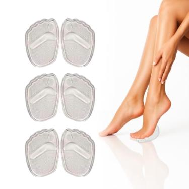 Imagem de Palmilha de Silicone com Almofada Metatarsal - Proteção Plantar Adesiva (3 Pares)