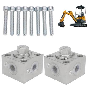 Imagem de Fabater 2 Desvio De Três Vias Aalves Se Enfrena Mais Mini Escavadeiras, Válvulas De Desvio Hidráulicas De 3 Vias, Pequenas Escavadeiras Três Vias