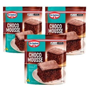 Imagem de 3un Bolo de Chocolate Choco Mousse Tradicional 300g - Dr. Oetker
