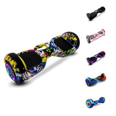 Imagem de Hoverboard Skate Elétrico Com Alça Bluetooth LED Original (HIP HOP)