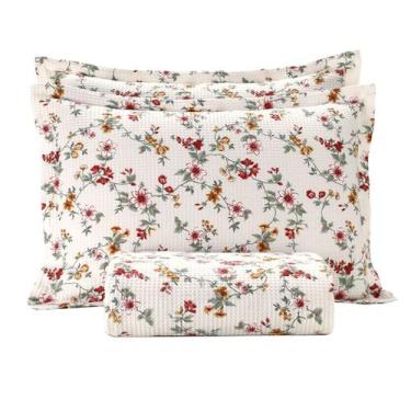 Imagem de Kit Colcha Queen Döhler Piquet Bianca