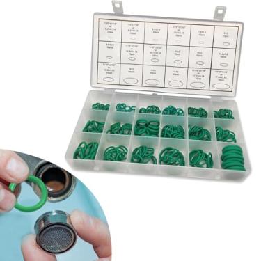 Imagem de ijuicy Kit de vedação de anel de vedação de ar condicionado de carro de 270 peças, kit sortido de anel de vedação de moldagem por injeção de borracha, kits de vedação de anéis de vedação de carro,