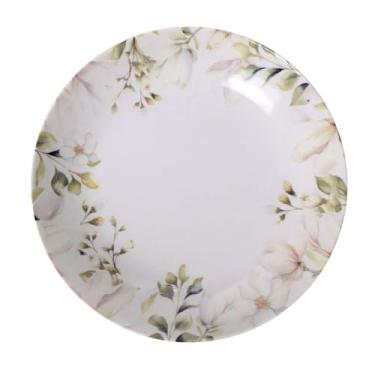 Imagem de Prato Fundo Tramontina Magnolia em Porcelana Decorada 22 cm