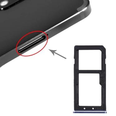 Imagem de HONGYAN Peças de substituição de telefone celular Bandeja de cartão SIM + bandeja de cartão SIM/bandeja de cartão Micro SD para Nokia 6 TA-1000 TA-1003 TA-1021 TA-1025 TA-1033 TA-1039 Acessórios te