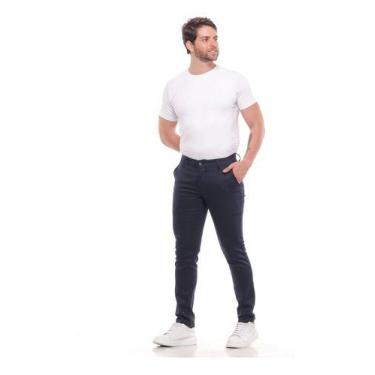 Imagem de Calça Masculina Bolso Embutido Calça Alfaiataria Slim - OZIEL, 44, Pre