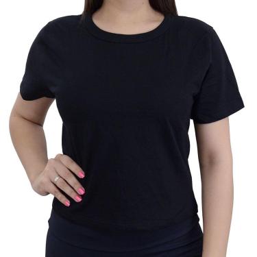 Imagem de Camiseta Feminina LZT MC Cropped Preta - 2333-Feminino
