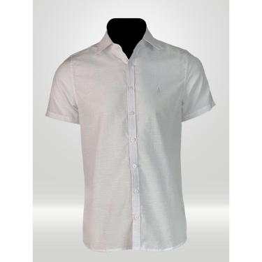 Imagem de CAMISA MANGA CURTA SLIM MASCULINA BRANCA VICTOR VARRENS-Masculino