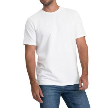 Imagem de Camiseta Masculina Docthos MC Textura Off White - 876513-Masculino