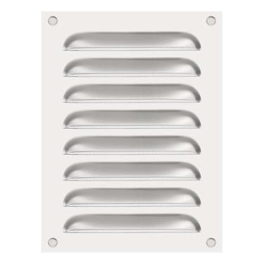 Imagem de PATIKIL Tampa de ventilação de aço inoxidável de 20 x 15 cm, cobertura de ventilação de grade de ar HVAC, malha embutida para casa, cozinha, lareira, banheiro, parede, teto, prata