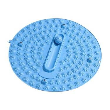 Imagem de FashionCha Almofada de massagem para os pés multifuncional antiderrapante, tapete compacto de acupressão, almofada de apoio para corrida, academia, viagem, Azul