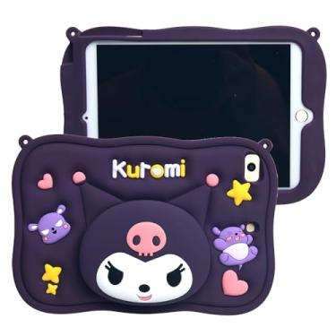 Imagem de Capa de desenho animado para Xiaomi Redmi Pad SE 11 polegadas 2023, capa de silicone macio MONEHOYSY [à prova de quedas, à prova de choque, antiderrapante] Capa traseira com suporte para crianças,