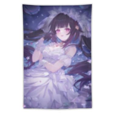Imagem de LIEGBMEU Sexy Bikini Hot Anime Girl Tapeçaria 101.6 cm x 152.4 cm Interior Exterior Wall Quilt Art Decoração de Tapeçaria Caprichosa, AF428