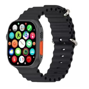 Imagem de Smartwatch Relogio W69 Ultra Masculino Feminino Amoled 2GB Monitor Aca