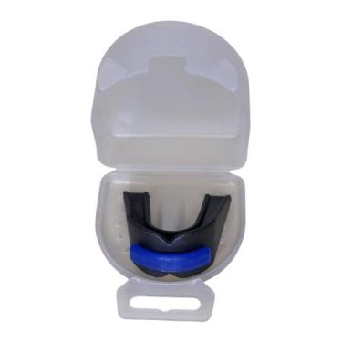 Imagem de Estojo Transparente e Protetor Bucal Duplo Moldável P/ Muay Thai, Boxe