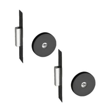 Imagem de Fechadura Trava Tetra Pado Ix 11000 Preta Roseta Redonda