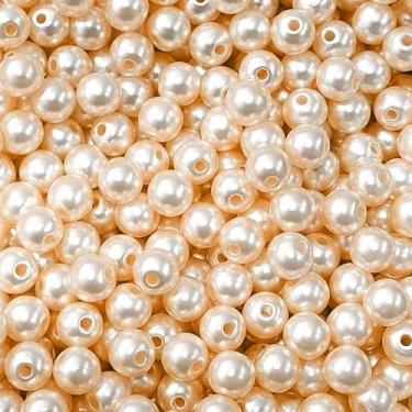 Imagem de PÉROLA DE ABS LISA Nº 06 20G PEROLA 6 MM - LADEIRA BIJUTERIAS, LARANJA