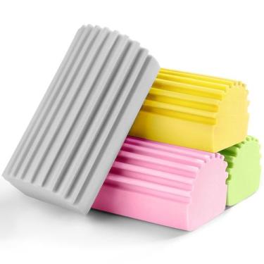 Imagem de Pacote com 4 esponjas Damp Clean Duster Jeymei para limpeza (4,1 x 2,3