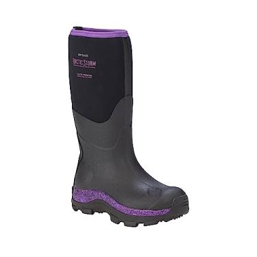 Imagem de DRYSHOD Bota feminina Arctic Storm extreme-Cold conditions Winter Boot, Preto/Roxo, 9