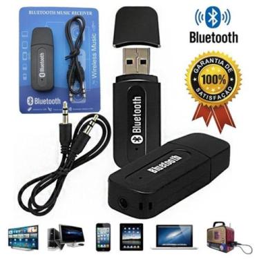 Imagem de Receptor Bluetooth Para Som Usb Adaptador Conector P2 Áudio Stereo 5.1