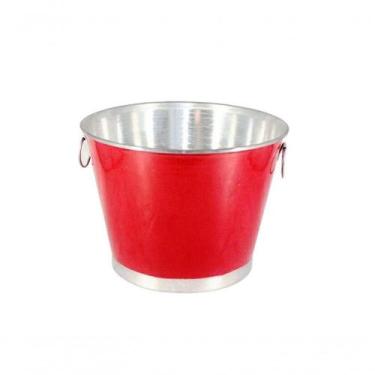 Imagem de Balde Gelo E Cerveja Alumínio Vermelho 9LVermelho - CONTINENTAL