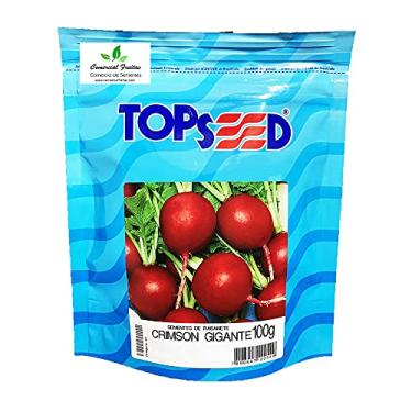 Imagem de Sementes de Rabanete Crimson Gigante Pcte C/ 100 Gramas