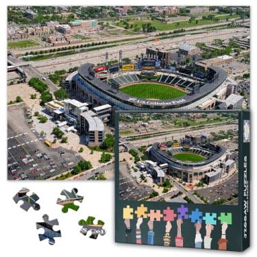Imagem de Quebra-cabeças para adultos 1000 peças, quebra-cabeças de campo celular dos EUA, quebra-cabeça adulto Comiskey Park para adultos, jogos educativos divertidos ou brinquedos para amigos idosos 50 x 68