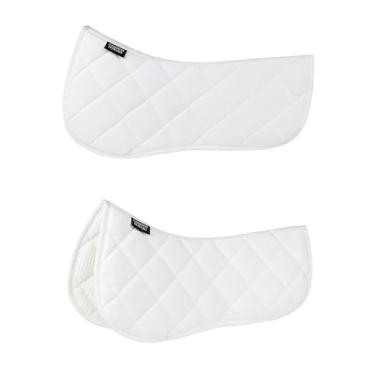 Imagem de Harrison Howard Almofada de sela inglesa para cavalos Ling Xing branca