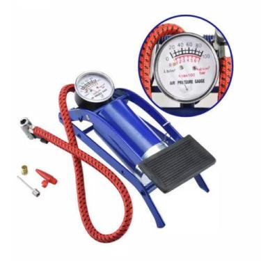 Imagem de Bomba de Ar Compacta Resistente 100lbs Pneu Bola Bike - UpCoisas