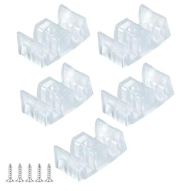 Imagem de 5 peças de acessórios de banheiro porta deslizante polia bloco de posicionamento de bloco de colisão limitador de bloco de posicionamento, batente de porta de chuveiro de vidro de colisão (azul