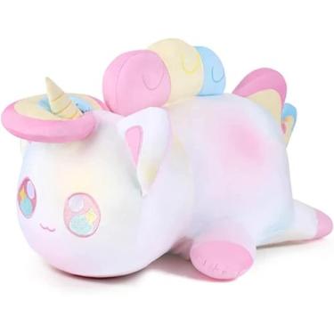 Imagem de Brinquedos de Gato, Boneca de Gato Fofo Engraçado Recheado Pelúcia Des