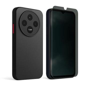 Imagem de Capa Case Fosca Para Xiaomi Poco C75 + Pelicula Privacidade - GR Globa