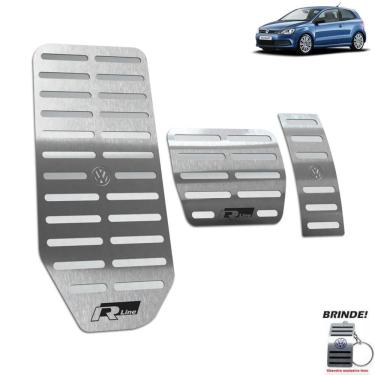 Imagem de Descanso Pedaleira Automático Prata Polo R-Line 2003 a 2015