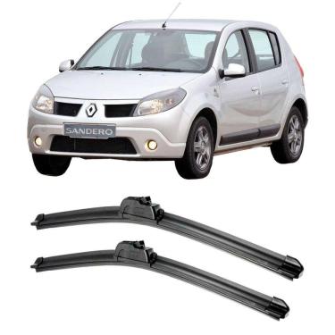 Imagem de Par Palheta Limpador Frontal Sandero 2008 A 2014 Todos