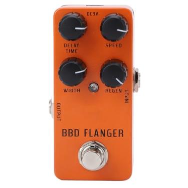 Imagem de Mingzhe Analog Flanger Pedal Mini Portátil Guitarra Elétrica Bass True Bypass DC9V