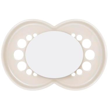 Imagem de MAM Baby 1 Chupeta Original Com Bico Simétrico de Silicone SkinSoft para Crianças 6+ Meses Embalagem Blister, Ivory