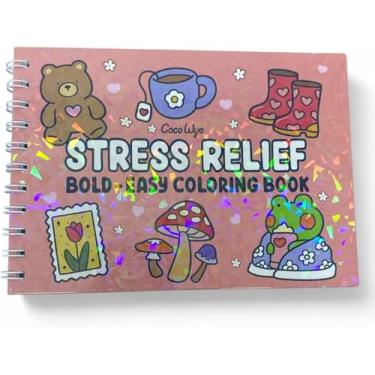 Imagem de Livro para colorir Anti-stress CocoWyo ROSA