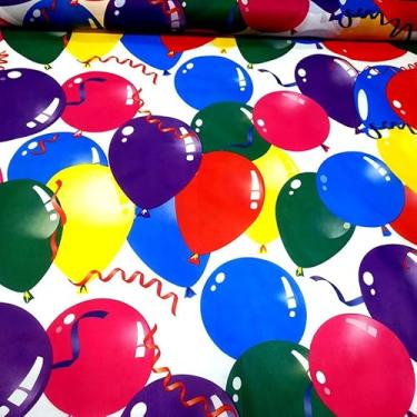 Imagem de TNT Estampado Baloes de Aniversario 7.00m X 1,40m