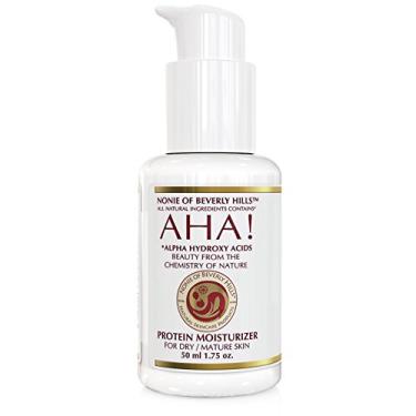 Imagem de Nonie AHA Protein Moisturizer for Dry Skin Rejuvenating Protein Cream with Alpha Hydroxy Acids 100% Natural & Vegan Ingredients Gentle USA Made