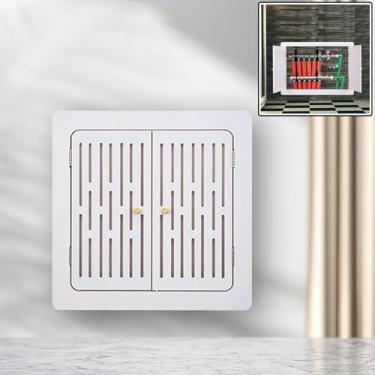 Imagem de LGEOELIAS Gabinete moderno de prateleira para churrasqueira, armário de aquecimento, armário de piso de banheiro, armário de cobertura de aquecimento moderno de madeira, para sala de estar, banheiro