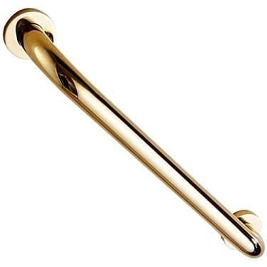 Imagem de Barras de apoio de latão cromado para banheiras e chuveiros, polimento de bronze, suporte de parede, corrimão de segurança para banheiro, idosos, crianças, trilho de suporte antiderrapante/32 cm (47