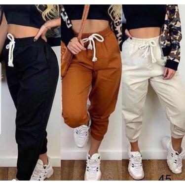 Imagem de Calça de linho jogger  - Fábrica storee 