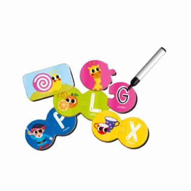 Imagem de Quebra-Cabeça Alfabeto - Escreva e Apague - Madeira - 1511 - Brincadeira De Criança