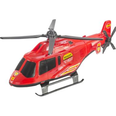 Imagem de Brinquedo Mini Helicóptero De Polícia e Resgate - Bs Toys 257