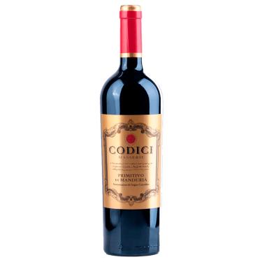Imagem de VINHO CODICI MASSERIE PRIMITIVO DI MANDURIA TINTO 750ML