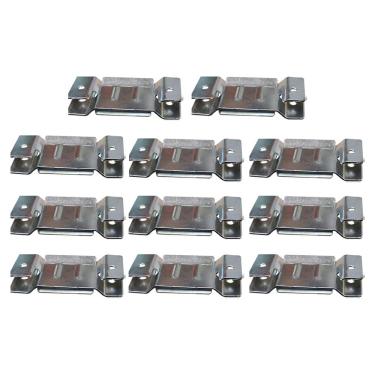 Imagem de 11 Pares de Conector de Encaixe para Móveis Sofá Cabeceira Painel Zincado G59