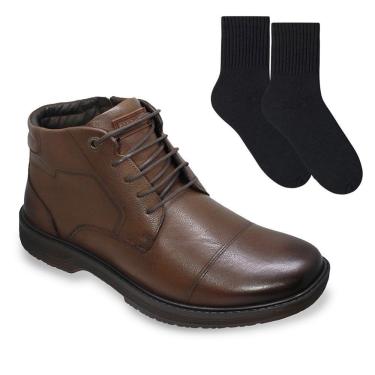 Imagem de Kit Bota Ferracini Detroit Dallas Masculina + Meia