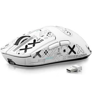 Imagem de Mouse ATTACK SHARK X3 49g SUPERLIGHT, sensor PixArt PAW3395, mouse gamer sem fio/com fio BT/2.4G, DPI 26000, bateria de 200 horas