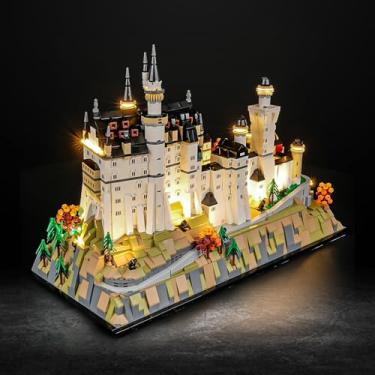 Imagem de Vaodest LED Light for Lego 21063 Neuschwanstein Castle Set,Design and Configuration Compatible with Lego 21063 Model(LED Light Only, Not Building Block Kit)